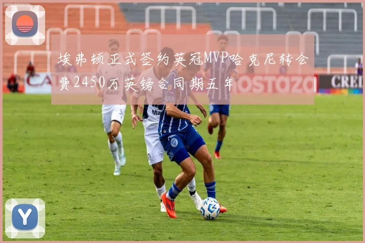 埃弗顿正式签约英冠MVP哈克尼转会费2450万英镑合同期五年